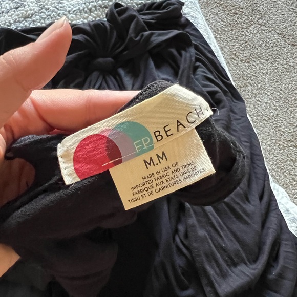 Free People Beach Black Tamarama Jumpsuit | Size Medium - Picture 4 of 4